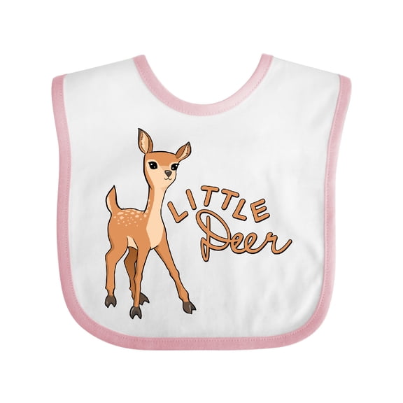 Inktastic Little Deer Boys or Girls Baby Bib