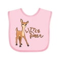 thumbnail image 1 of Inktastic Little Deer Boys or Girls Baby Bib, 1 of 4
