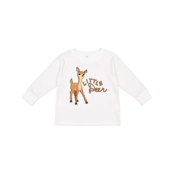 Inktastic Little Deer Boys or Girls Long Sleeve Toddler T-Shirt