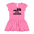 thumbnail image 1 of Inktastic Little Farmer Barn, Silo and Cows Gift Baby Girl Dress, 1 of 4