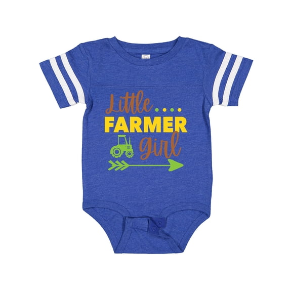 Inktastic Little Farmer Girl Girls Baby Bodysuit