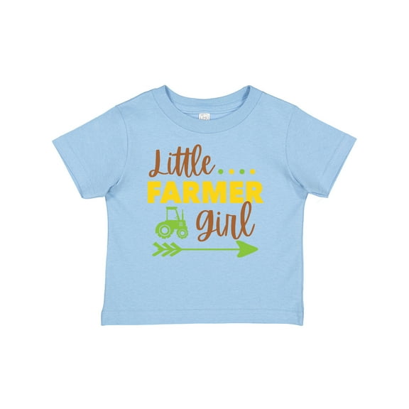 Inktastic Little Farmer Girl Girls Baby T-Shirt