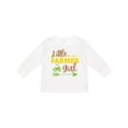 thumbnail image 1 of Inktastic Little Farmer Girl Girls Long Sleeve Toddler T-Shirt, 1 of 5