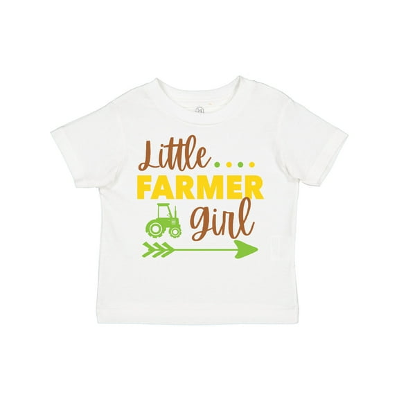 Inktastic Little Farmer Girl Girls Toddler T-Shirt