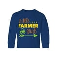 thumbnail image 1 of Inktastic Little Farmer Girl Long Sleeve Youth T-Shirt, 1 of 5