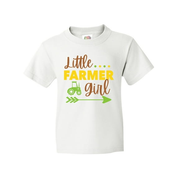 Inktastic Little Farmer Girl Youth T-Shirt