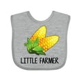 thumbnail image 1 of Inktastic Little Farmer with Corn Boys or Girls Baby Bib, 1 of 4