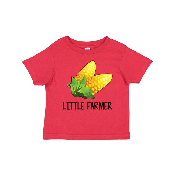 Inktastic Little Farmer with Corn Boys or Girls Baby T-Shirt