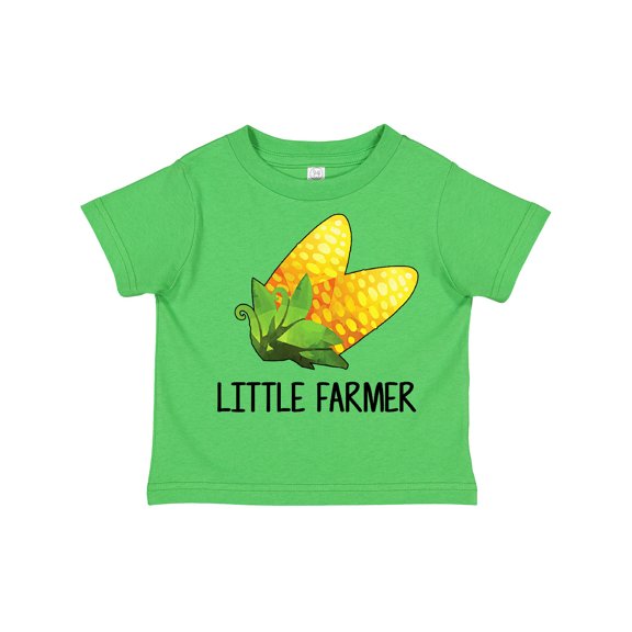 Inktastic Little Farmer with Corn Boys or Girls Toddler T-Shirt