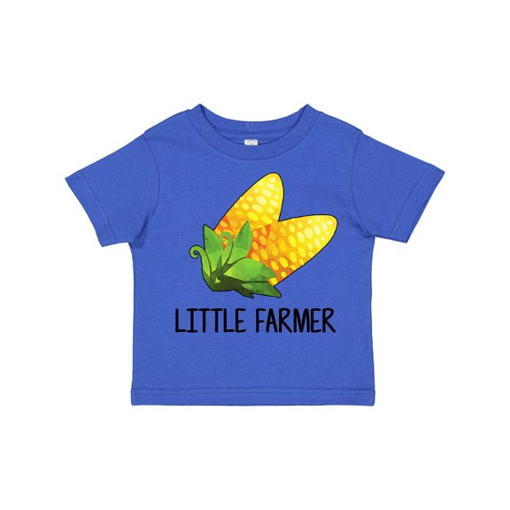 Inktastic Little Farmer with Corn Boys or Girls Toddler T-Shirt