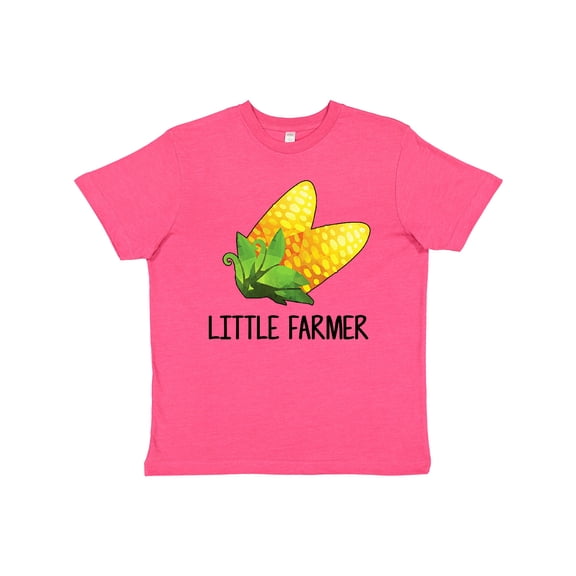 Inktastic Little Farmer with Corn Youth T-Shirt