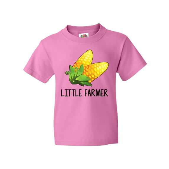 Inktastic Little Farmer with Corn Youth T-Shirt