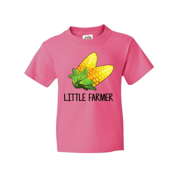 Inktastic Little Farmer with Corn Youth T-Shirt