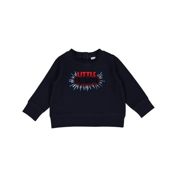 Inktastic Little Firecracker Fourth of July Baby Sweatshirt