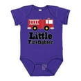 thumbnail image 1 of Inktastic Little Firefighter Fire Engine Boys or Girls Baby Bodysuit, 1 of 5