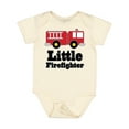 thumbnail image 1 of Inktastic Little Firefighter Fire Engine Boys or Girls Baby Bodysuit, 1 of 5