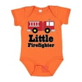 thumbnail image 1 of Inktastic Little Firefighter Fire Engine Boys or Girls Baby Bodysuit, 1 of 5