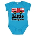 thumbnail image 1 of Inktastic Little Firefighter Fire Engine Boys or Girls Baby Bodysuit, 1 of 5