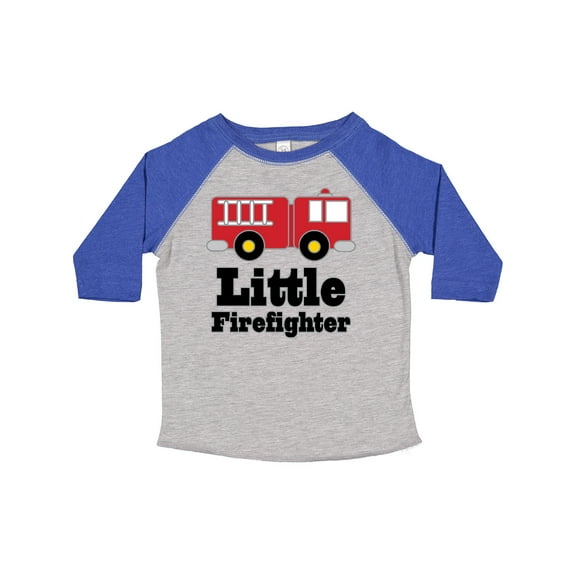 Inktastic Little Firefighter Fire Engine Boys or Girls Toddler T-Shirt