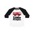 thumbnail image 1 of Inktastic Little Firefighter Fire Engine Boys or Girls Toddler T-Shirt, 1 of 5