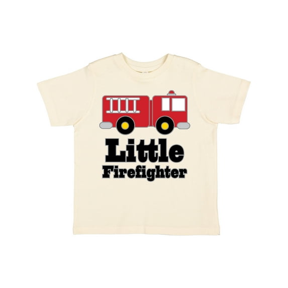 Inktastic Little Firefighter Fire Engine Boys or Girls Toddler T-Shirt