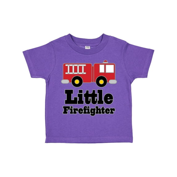 Inktastic Little Firefighter Fire Engine Boys or Girls Toddler T-Shirt