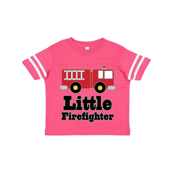 Inktastic Little Firefighter Fire Engine Boys or Girls Toddler T-Shirt