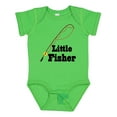 thumbnail image 1 of Inktastic Little Fisher Fishing Boys or Girls Baby Bodysuit, 1 of 5