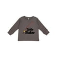 thumbnail image 1 of Inktastic Little Fisher Fishing Boys or Girls Long Sleeve Toddler T-Shirt, 1 of 5