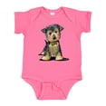thumbnail image 1 of Inktastic Little Gent Yorkie Boys or Girls Baby Bodysuit, 1 of 5
