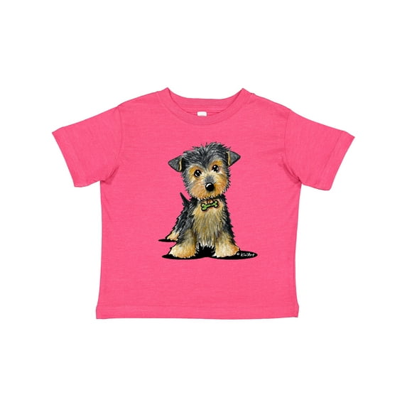 Inktastic Little Gent Yorkie Boys or Girls Toddler T-Shirt