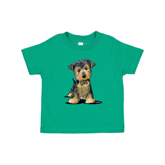 Inktastic Little Gent Yorkie Boys or Girls Toddler T-Shirt