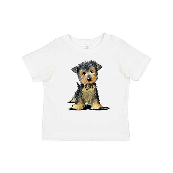 Inktastic Little Gent Yorkie Boys or Girls Toddler T-Shirt