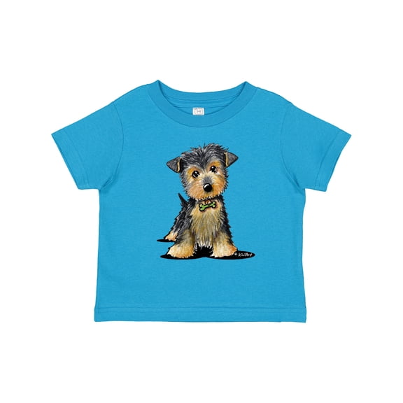 Inktastic Little Gent Yorkie Boys or Girls Toddler T-Shirt