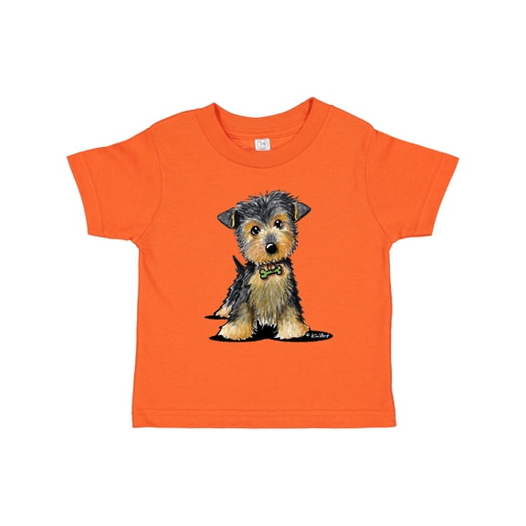 Inktastic Little Gent Yorkie Boys or Girls Toddler T-Shirt