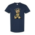 thumbnail image 1 of Inktastic Little Gent Yorkie T-Shirt, 1 of 5