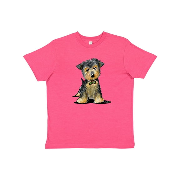Inktastic Little Gent Yorkie Youth T-Shirt