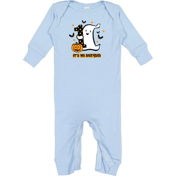 Inktastic Little Ghost 1st Birthday Baby Romper Coveralls