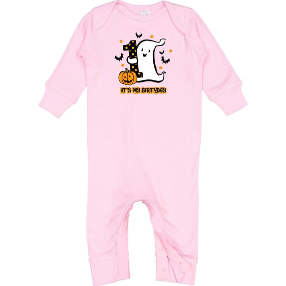 Inktastic Little Ghost 1st Birthday Baby Romper Coveralls