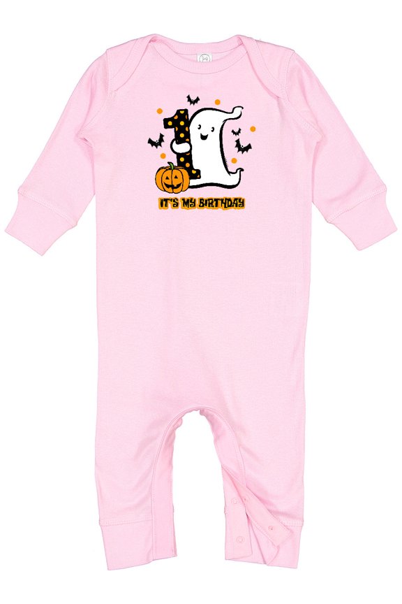 Little Ghost 1st Birthday Baby Romper Coveralls