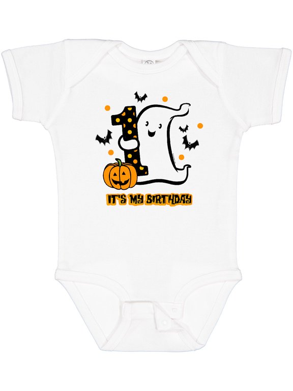 Little Ghost 1st Birthday Boys or Girls Baby Bodysuit