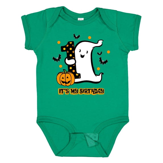Inktastic Little Ghost 1st Birthday Boys or Girls Baby Bodysuit