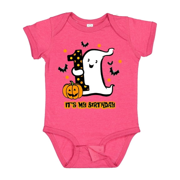 Inktastic Little Ghost 1st Birthday Boys or Girls Baby Bodysuit