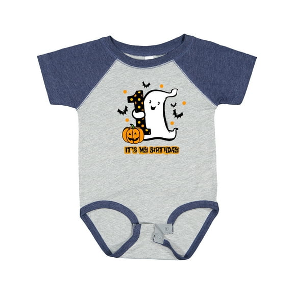 Inktastic Little Ghost 1st Birthday Boys or Girls Baby Bodysuit