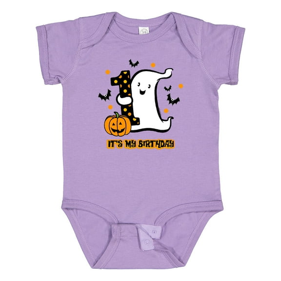 Inktastic Little Ghost 1st Birthday Boys or Girls Baby Bodysuit