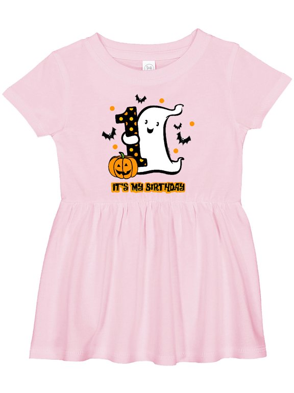 Little Ghost 1st Birthday Girls Baby Dress