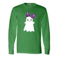 thumbnail image 1 of Inktastic Little Ghost, Cute Ghost, Ribbon, Halloween Long Sleeve T-Shirt, 1 of 5