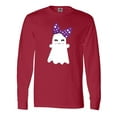 thumbnail image 1 of Inktastic Little Ghost, Cute Ghost, Ribbon, Halloween Long Sleeve T-Shirt, 1 of 5