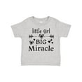 thumbnail image 1 of Inktastic Little Girl, Big Miracle Girls Toddler T-Shirt, 1 of 5