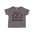 thumbnail image 1 of Inktastic Little Girl, Big Miracle Girls Toddler T-Shirt, 1 of 5